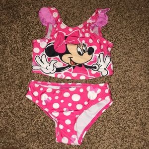 Two piece mini mouse bathing suit
